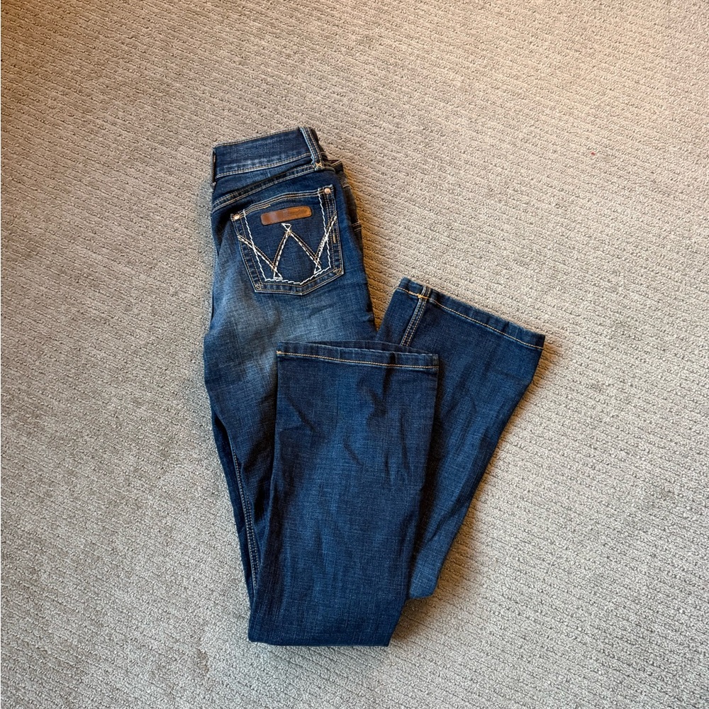Wrangler Women's Dark Blue Boot Cut Jeans